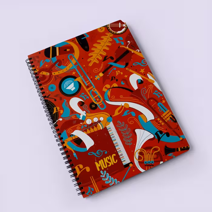 دفتر نت 50 برگ قرمز لنگو (Lango)