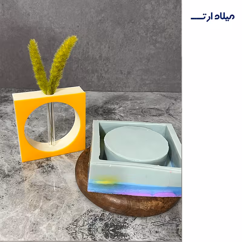 قالب سیلیکونی گلجا مربع قطر12