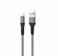 کابل شارژ کنفی بودی مدل Budi DC197T20H از USB به USB-C به طول 2 متر