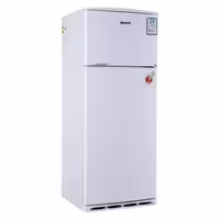 یخچال فریزر طرح فریزر بالا 14 فوت فیلور مدل PH14D، با ارتفاع 160، عمق 63 و پهنای 62.5 سانتی‌متر، میزان مصرف انرژی A، دارای 4 طبقه در یخچال و 2 طبقه در در فریزر(جعبه باز)