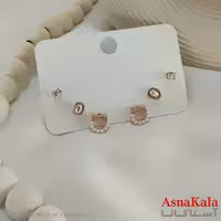 گوشواره زنانه ژوپینگ  پک 3 جفتی مدل مرواریدی کد GSH15750W