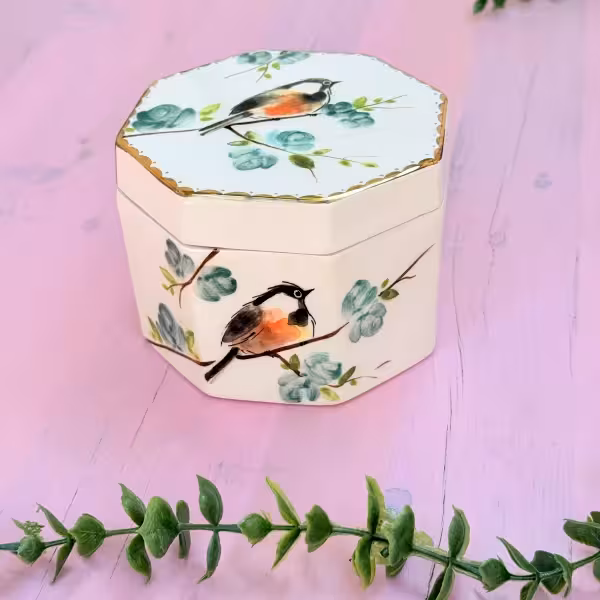 ظرف درب دار پرنده طرح یک