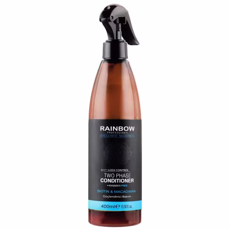 اسپری دوفاز رینبو RAINBOW مدل BIOTIN & MACADAMIA