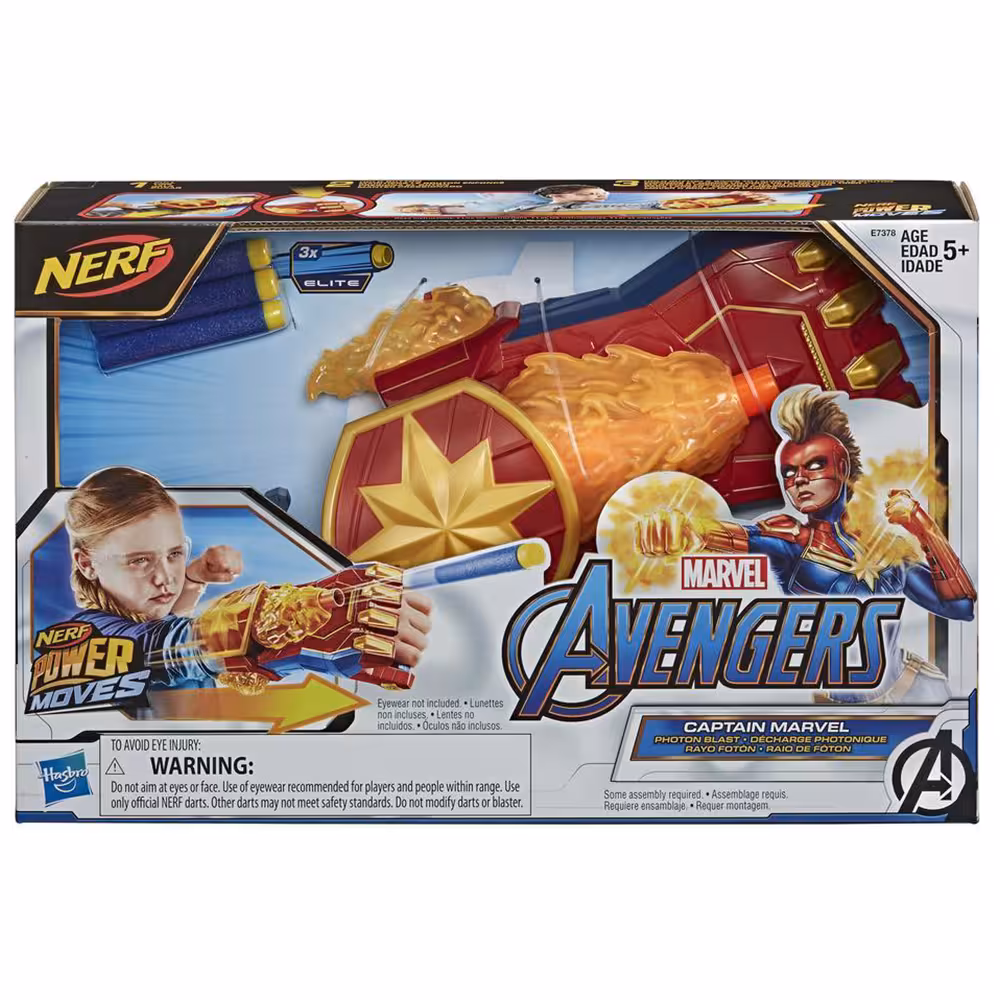 دستکش کاپیتان مارول Nerf مدل Power Moves
