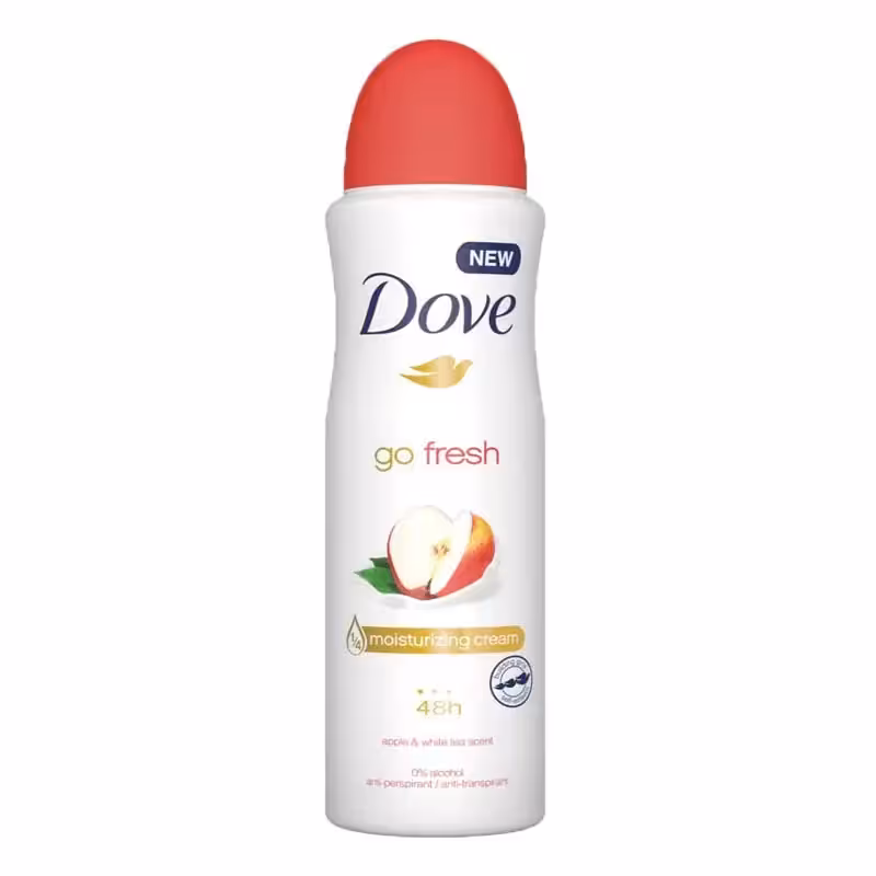 اسپری ضدتعریق سیب و چای سفید داو Dove Go Fresh Apple حجم 250 میلی لیتر