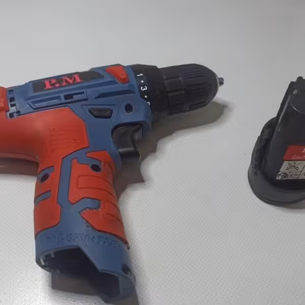 دریل پیچ گوشتی شارژی 12 ولت پی ام مدل PM-CE1 تک باتری