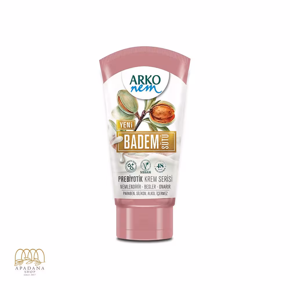کرم مرطوب کننده دست و صوت آرکو مدل Badem Sutu حاوی شیر بادام