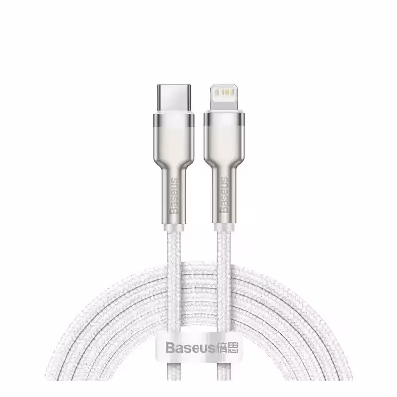 کابل شارژ Type-C to iP باسئوس مدل  Cafule Series Metal CATLIK-B02