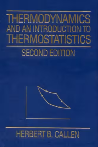 خرید و دانلود نسخه کامل کتاب Thermodynamics and an Introduction to Thermostatistics