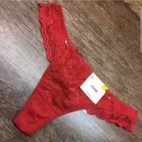 شورت لامبادا  زنانه دانتل شیک و جذاب قرمز برند جینا بنوتی آلمان