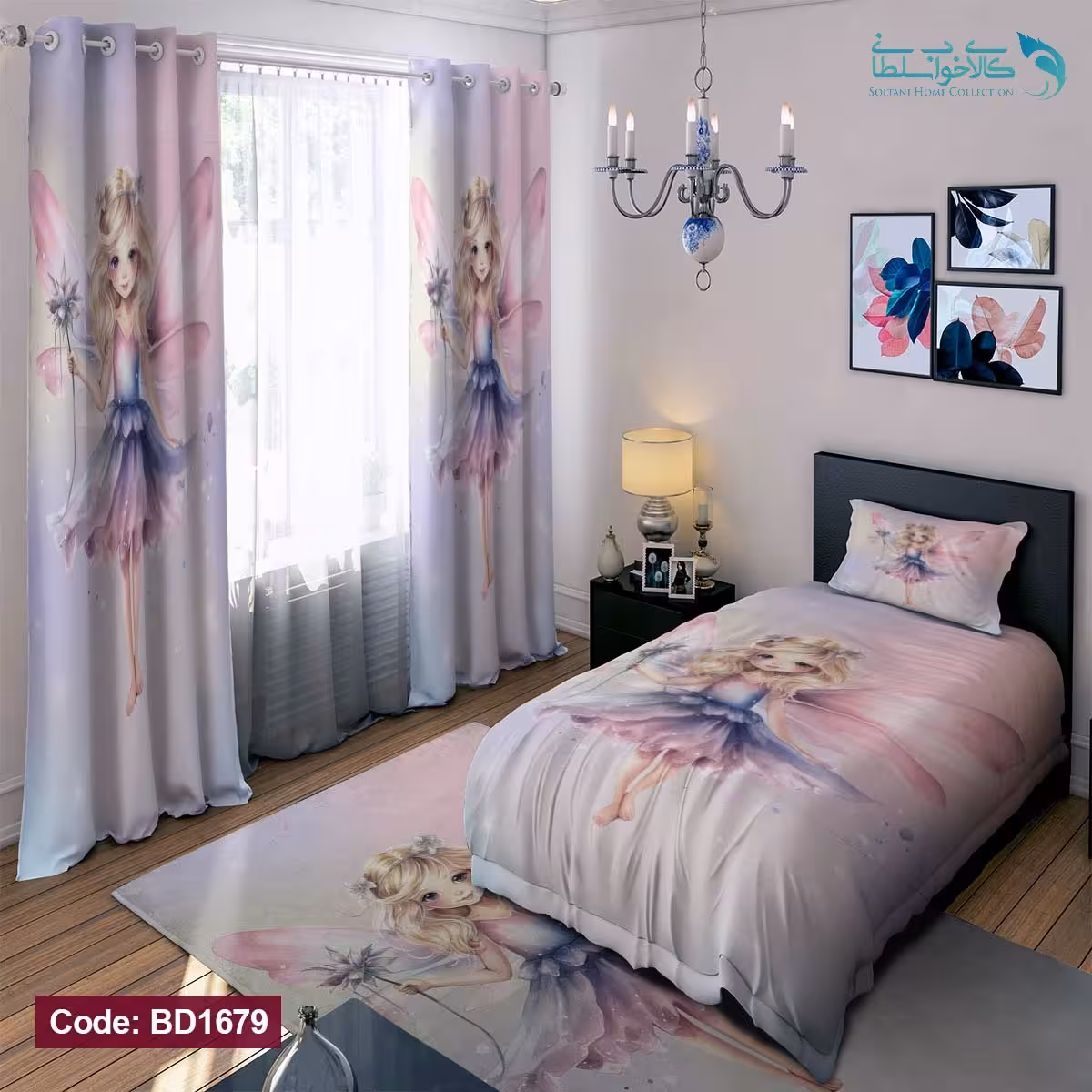 روتختی طرح فرشته کوچولو یکنفره کد BD1679