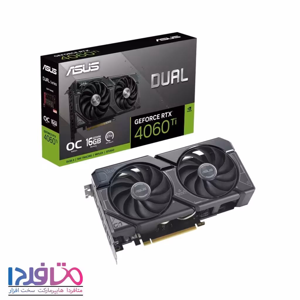 کارت گرافیک ایسوس مدل RTX 4060 TI DUAL OC 16GB GDRR6