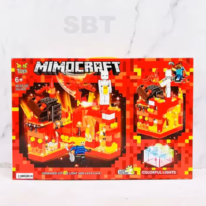 لگو ماینکرافت mincraftچراغدار330 تکه 107