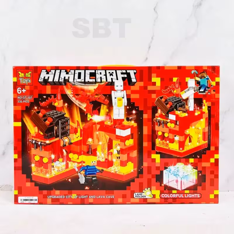 لگو ماینکرافت mincraftچراغدار330 تکه 107