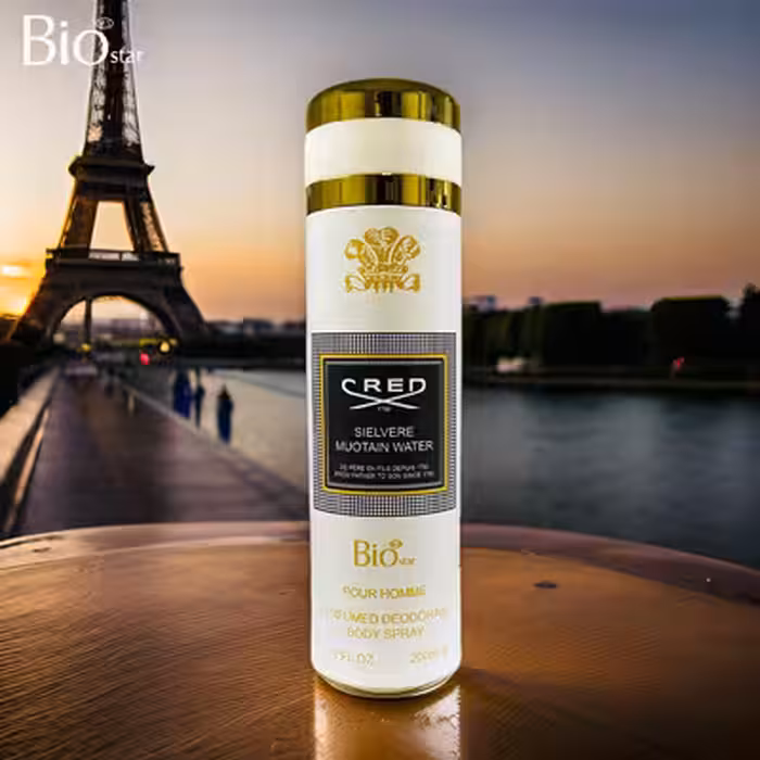 اسپری بدن بیو استار رایحه سیلور مونت حجم 200 میلی لیتر