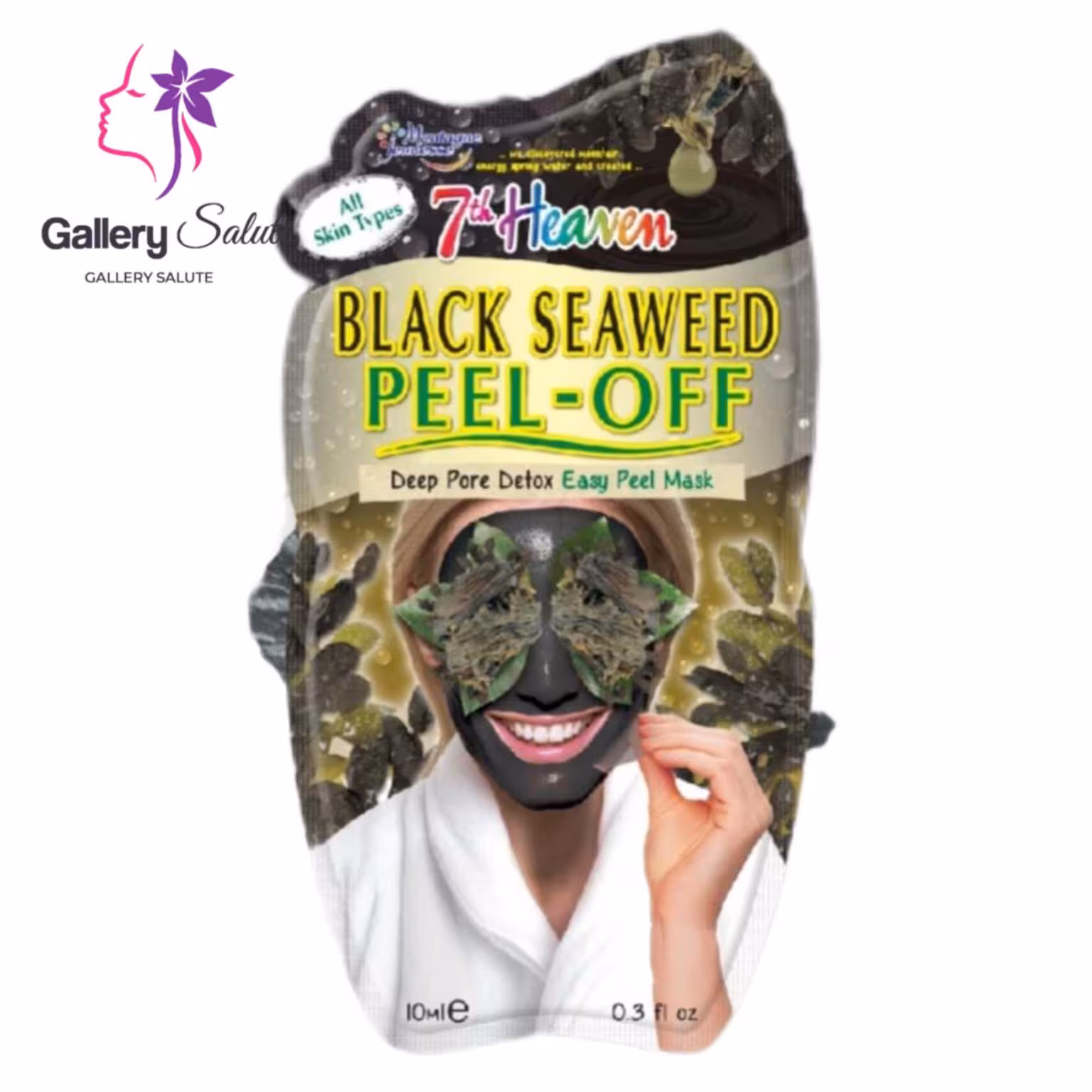 ماسک صورت ساشه ای سون هون لایه بردار جلبک سیاه | Black Seaweed Peel-Off Mask 7 Heaven