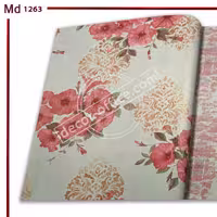 کاغذ دیواری گلدار Md 1263