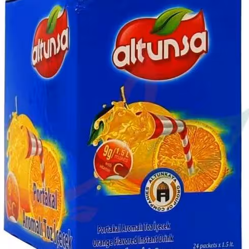 پودر شربت التونسا بسته 24 عددی - طعم پرتقال - Altunsa Orange
