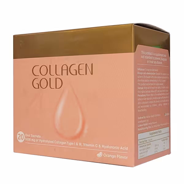 ساشه کلاژن گلد آدریان 20 عددی