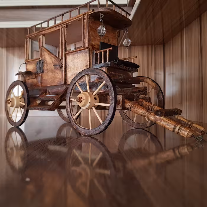 ماکت کالسکه چوبی کلکسیونی مدل  (Prince)