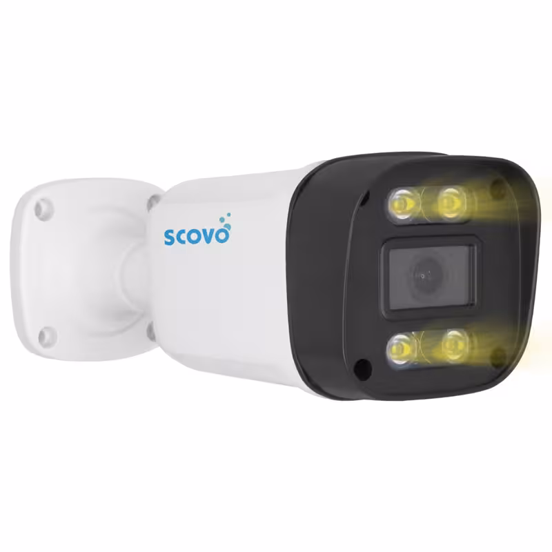 دوربین مداربسته بولت اسکوو مدل SC-AHD-654 2MP Warm Light