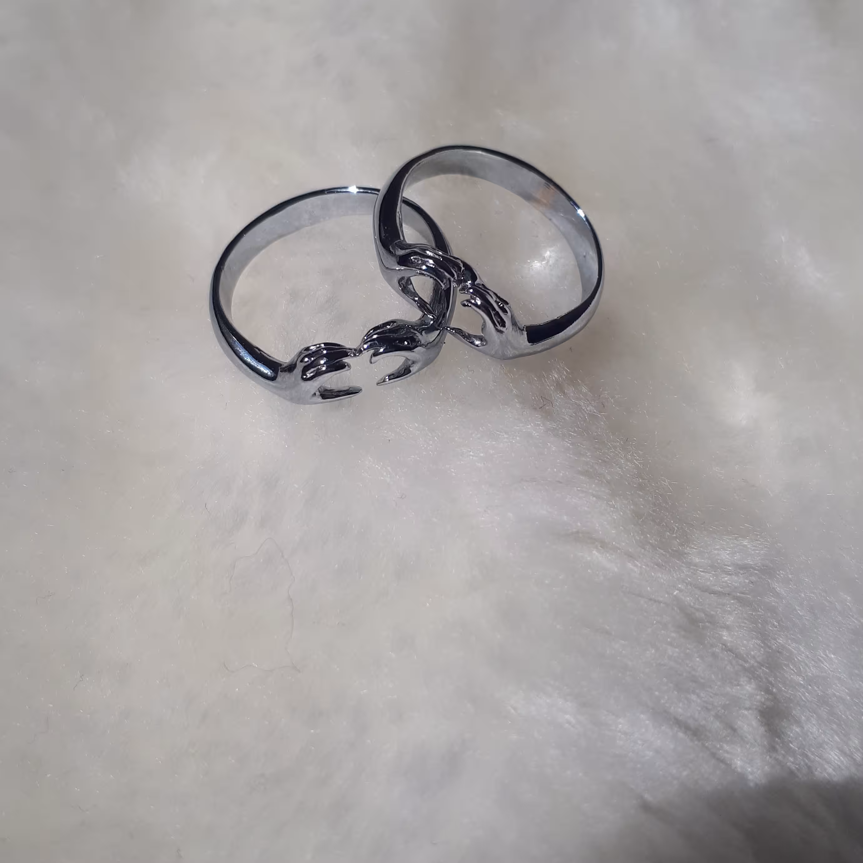 انگشتر طرح دوستی بسیار زیبا نشان دوستی پایدار 