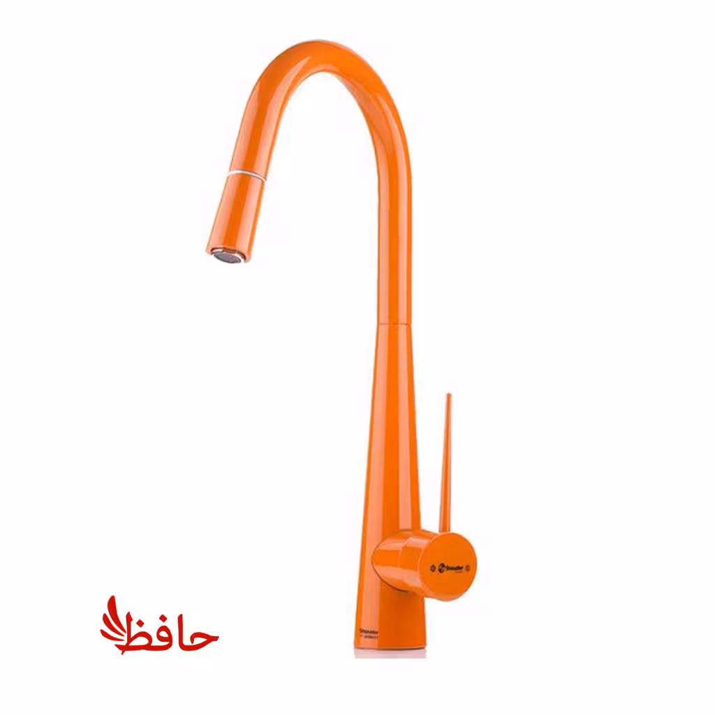 شیر ظرفشویی شاوری شودر مدل ایتن نارنجی