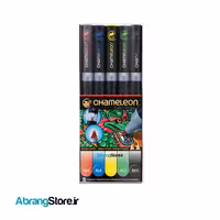 مارکر طراحی کملیون ست رنگ اصلی 5 عددی