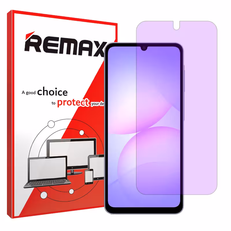 گلس سامسونگ Galaxy A07 مدل هیدروژلی آنتی پرپل برند ریمکس کد S