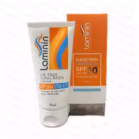 کرم ضد آفتاب لامینین SPF50 فاقد چربی مناسب انواع پوست 50 میلی لیتر