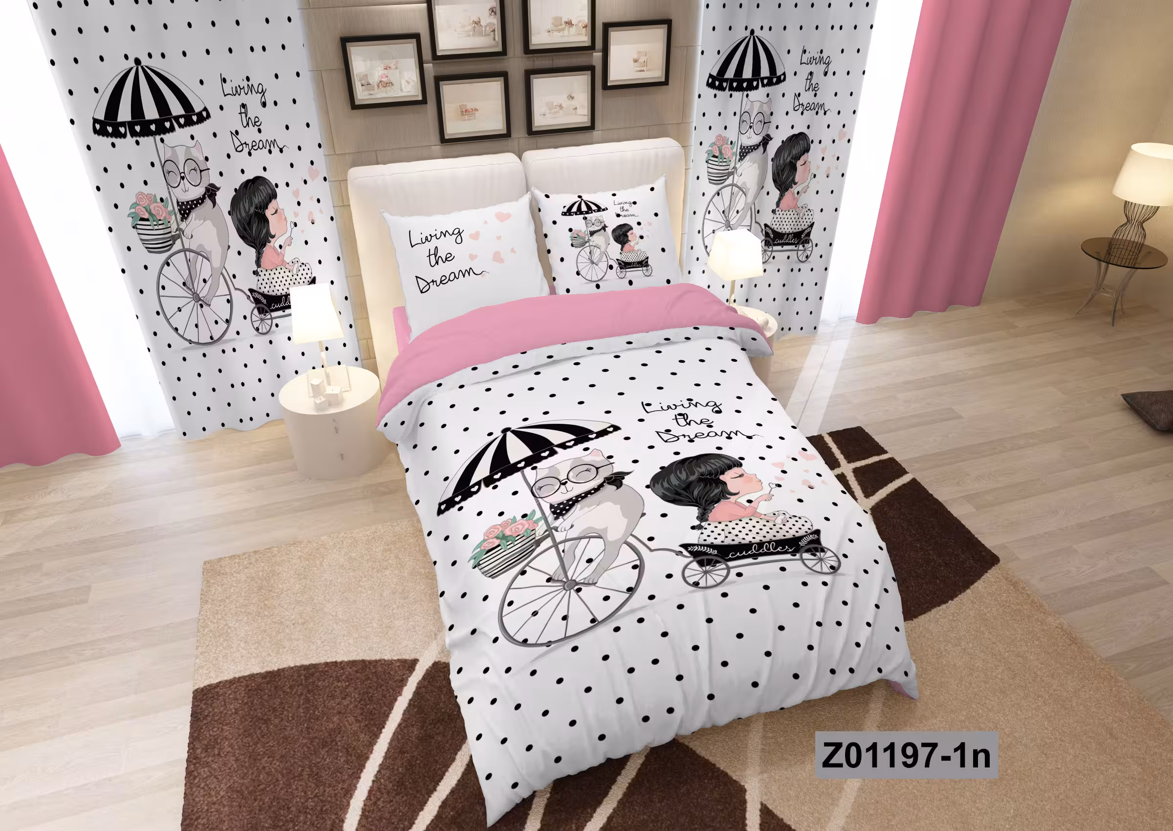 لحاف روتختی تنسل سه بعدی (3D) کالای خواب متین کد 1197