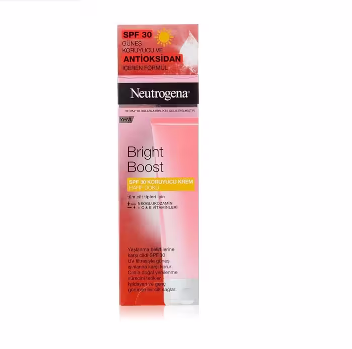 کرم ضد آفتاب نوتروژینا مدل 50ml Bright boost spf 30