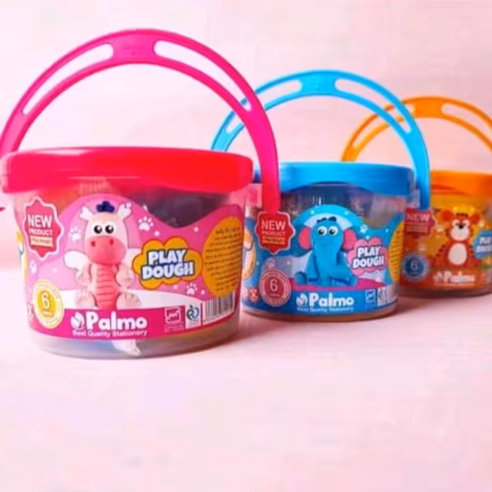 خمیر بازی 6رنگ پالمو