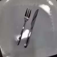 کارد و چنگال میوه یونیک مدل دونا بسته 12 عددی