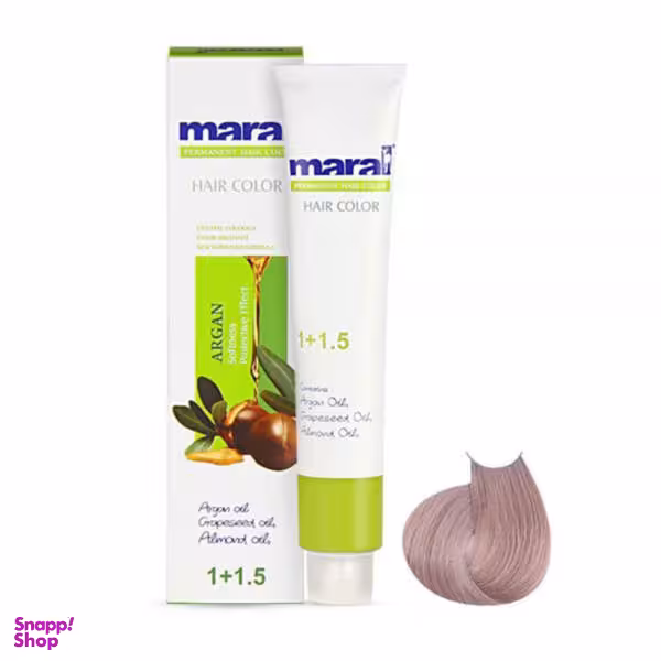رنگ مو مارال (Maral) شماره 81 حجم 100 میلی لیتر رنگ بلوند دودی روشن
