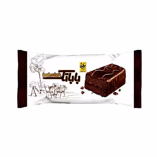 کیک کاکائویی بابانا مدل باباتک 45 گرمی