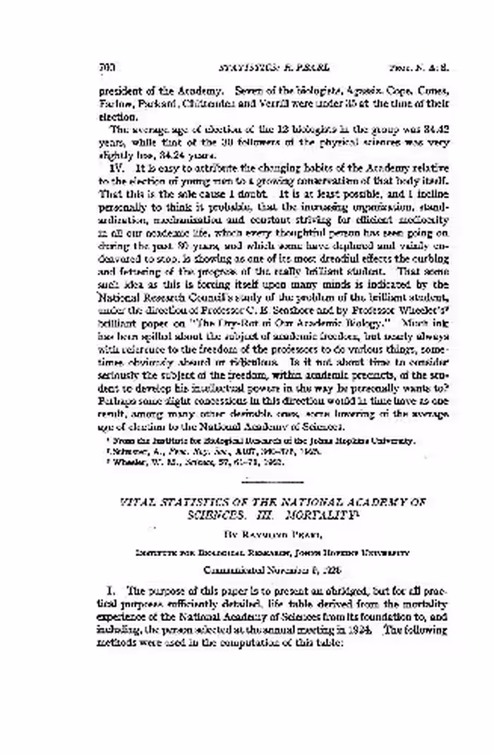 خرید و دانلود نسخه کامل کتاب Vital Statistics of the National Academy of Sciences III. Mortality