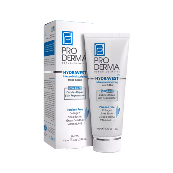 کرم مرطوب کننده دست و ناخن پرودرماPro Derma Hydravest Intense Moisturizing Hand & Nail Cream