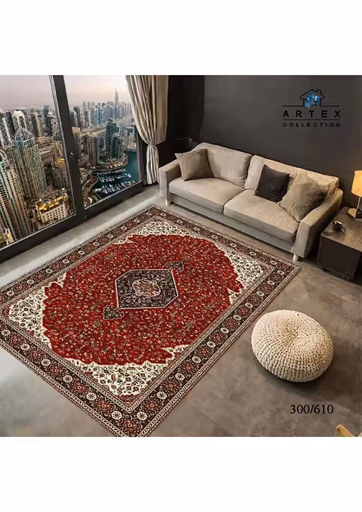 روفرشی کشدار مخمل شانل ترک(کشدوزی شده)-کد طرح 195