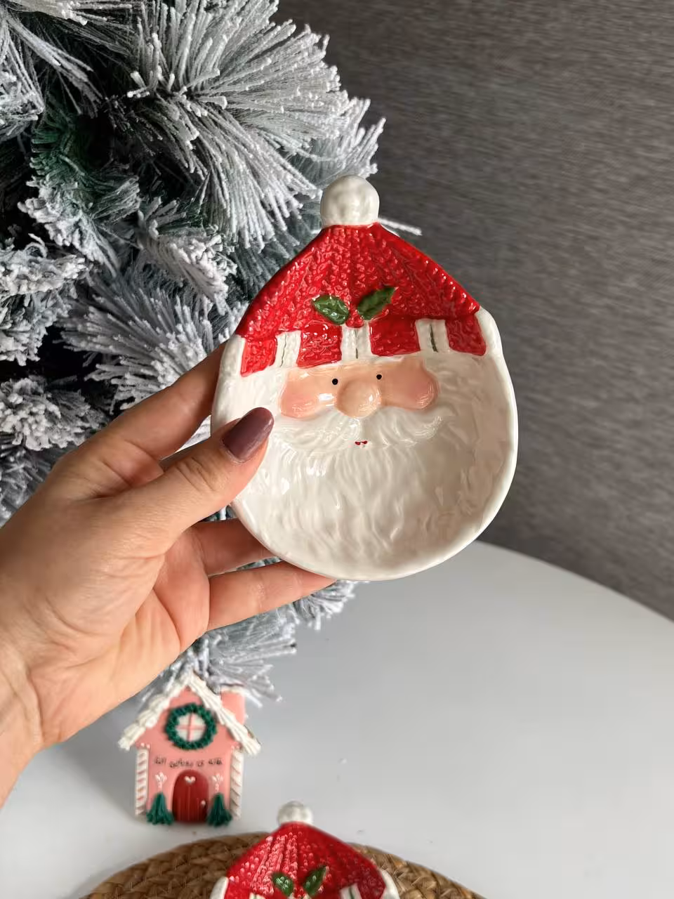 کاسه و پیاله کریسمسی طرح بابانوئل کد 3-263