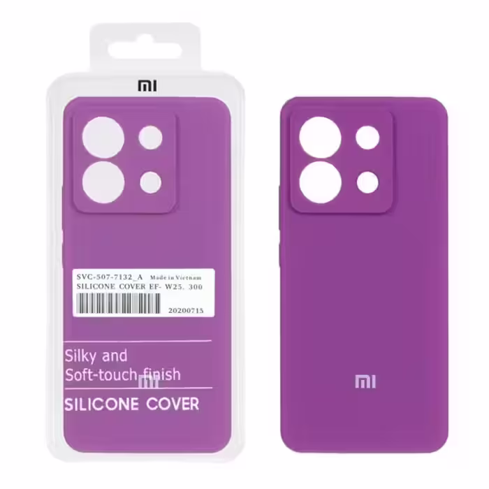 قاب سیلیکونی پاک کنی اورجینال درجه یک Xiaomi Redmi Note 13 Pro 5G – Poco X6 5G -کد3896