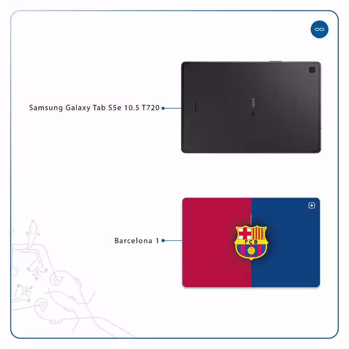 برچسب پوششی ماهوت مدل Barcelona مناسب برای تبلت سامسونگ Galaxy Tab S5e 10.5 2019 T720