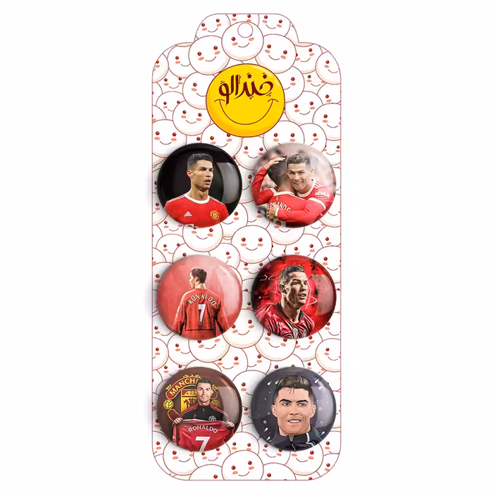 پیکسل خندالو مدل کریستیانو رونالدو کد 661A مجموعه 6 عددی