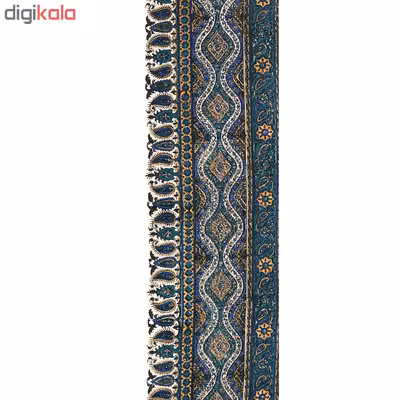 رومیزی قلمکار ممتاز اصفهان اثر عطريان طرح مسجد شیخ لطف اله مدل G125سایز 100*150 سانتی متر