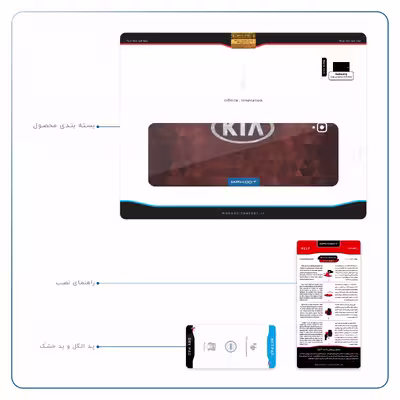 برچسب پوششی ماهوت مدل KIA-Logo مناسب برای تبلت سامسونگ Galaxy Tab S4 10.5 2018 T835