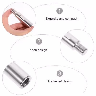 رابط افزایش طول شفت مینی فرز رزوه مدل M14 کد 50mm