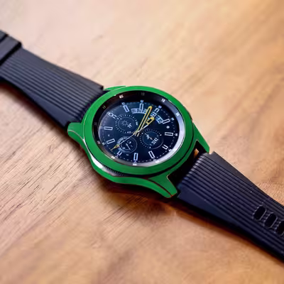 برچسب ماهوت طرح Matte-Green مناسب برای ساعت هوشمند سامسونگ Galaxy Watch 46mm