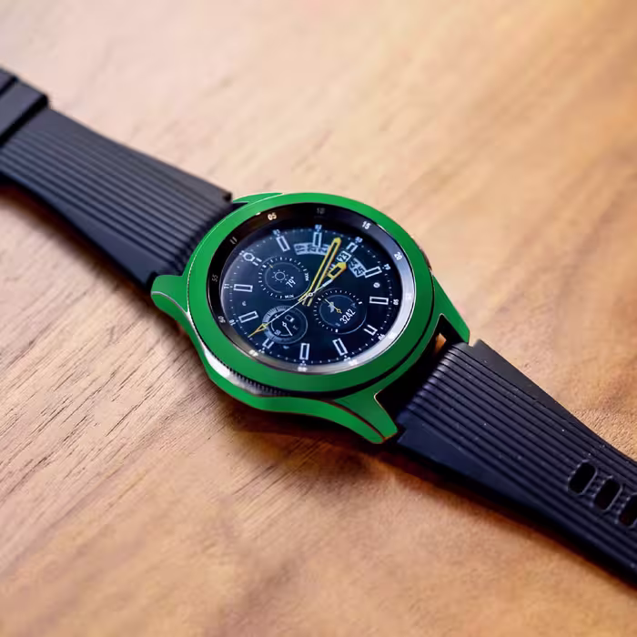 برچسب ماهوت طرح Matte-Green مناسب برای ساعت هوشمند سامسونگ Galaxy Watch 46mm