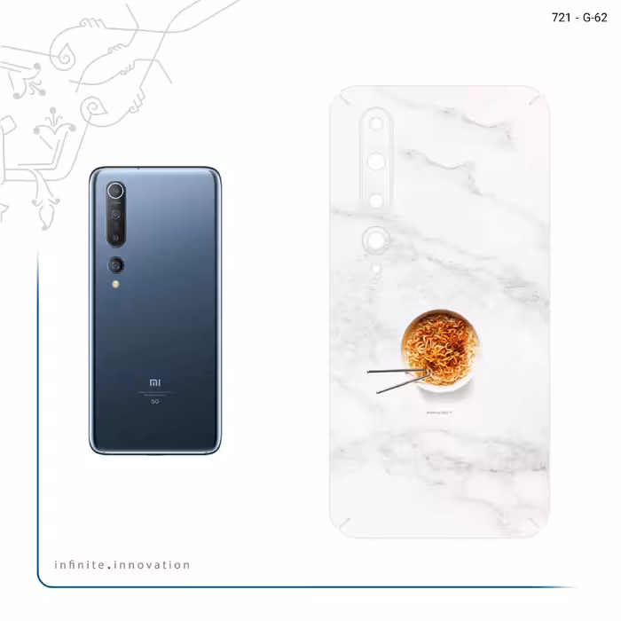 برچسب پوششی ماهوت مدل Noodle مناسب برای گوشی موبایل شیائومی Mi 10 5G