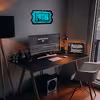 چراغ دیواری نئون دیزاین طرح Pubg-Logo-BL_TBL